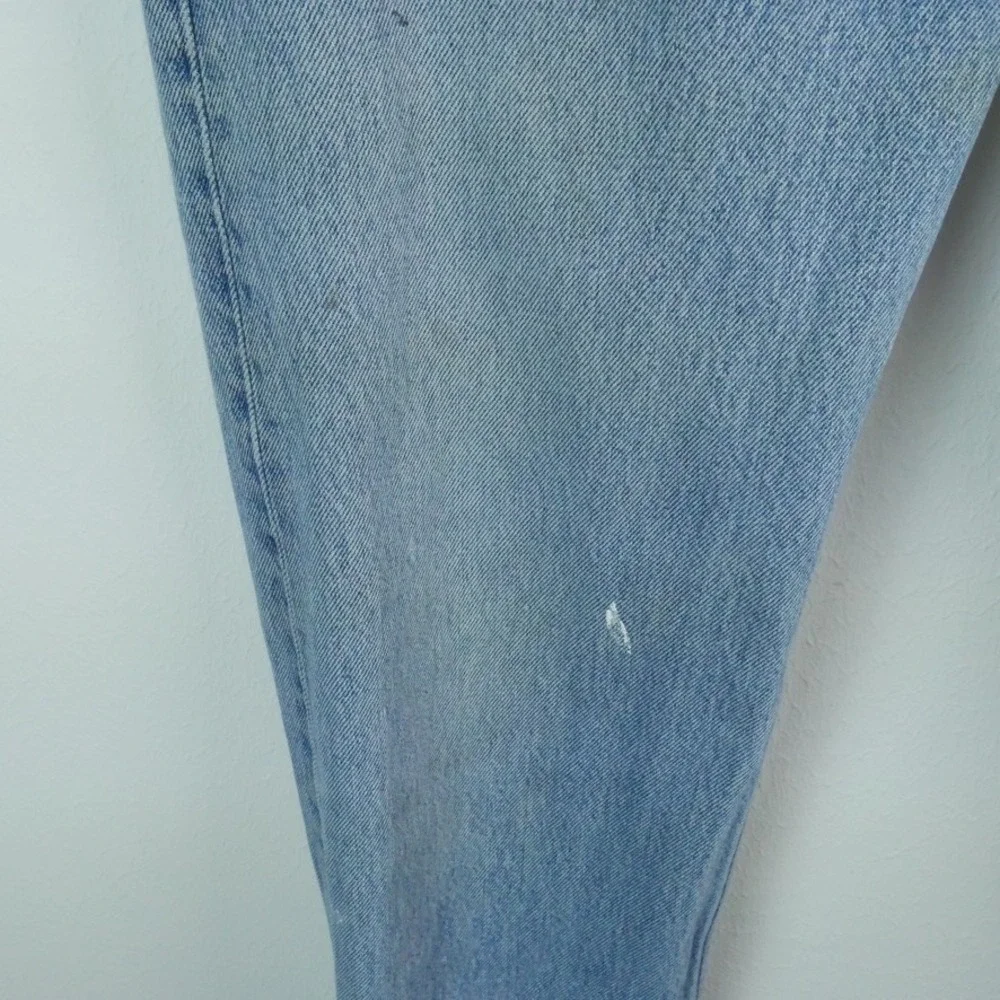 Vintage 90s Levis 501 Jeans 32x32 Light Wash Denim Grunge Thrashed Distressed